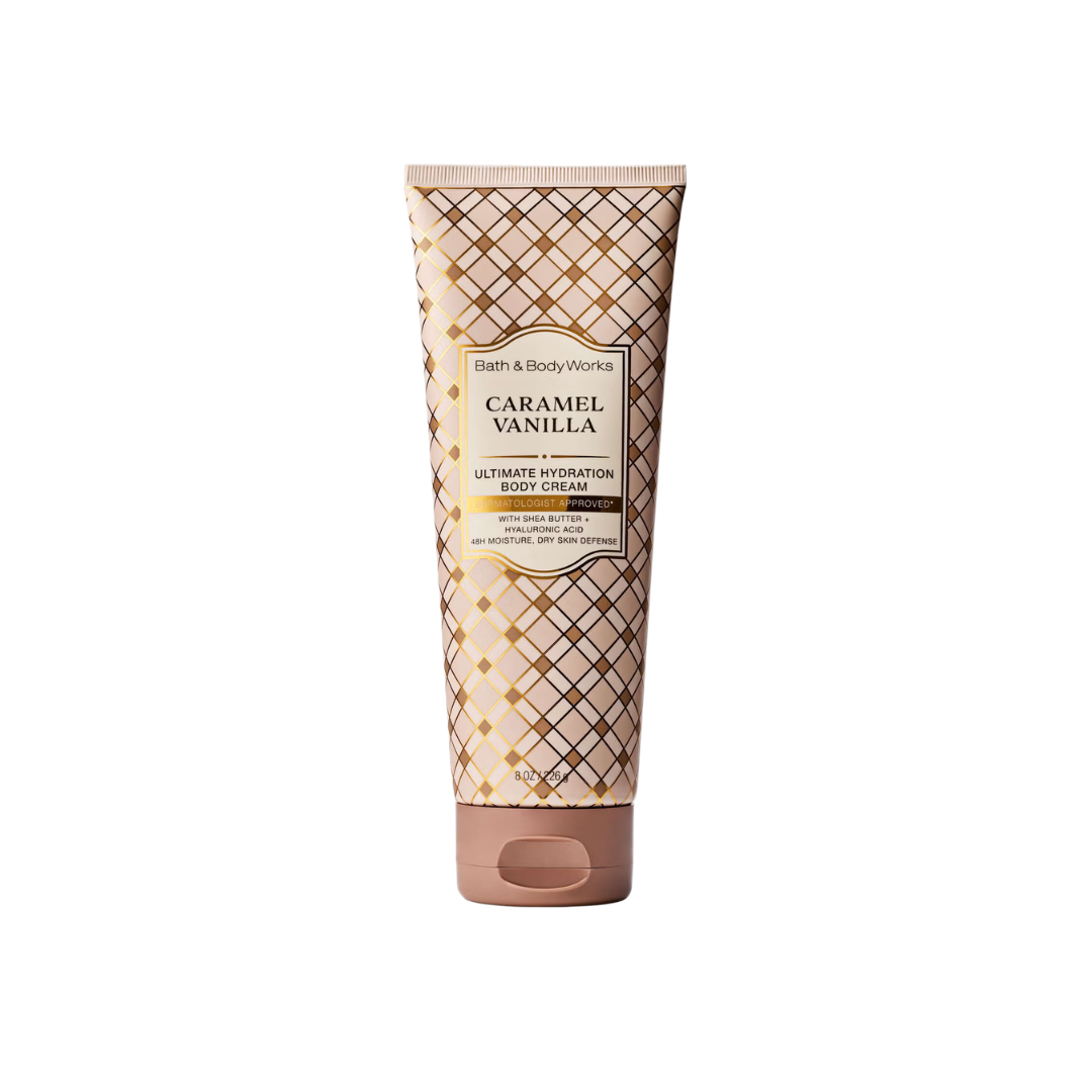 Bath & Body Works Caramel Vanilla Ultimate Hydration Body Cream, 8 oz